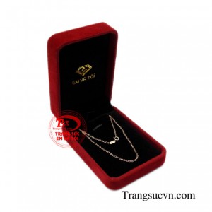Dây chuyền vàng hồng duyên dáng