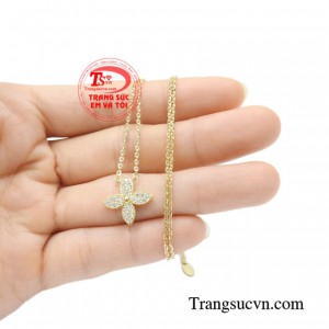 Dây chuyền liền mặt vàng tây giao hàng nhanh, thanh toán an toàn