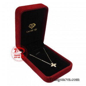 Dây chuyền vàng nữ thời thượng duyên dáng