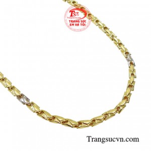 Dây chuyền vàng tây độc đáo thời trang
