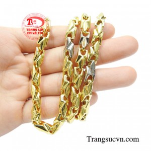 Dây chuyền vàng tây độc đáo cho các quý ông