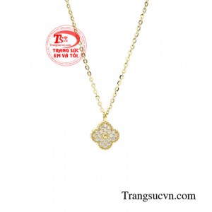 Dây chuyền vàng tây may mắn đẹp