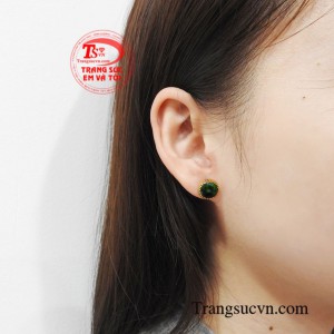 Hoa tai cẩm thạch thanh lịch