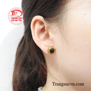 Hoa tai cẩm thạch trang nhã