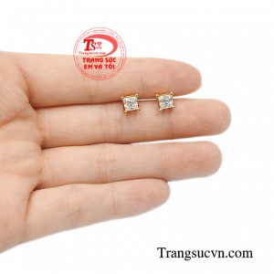 Hoa tai nụ vàng dễ thương