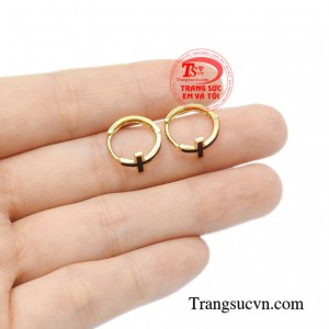 Hoa tai nữ vàng thánh giá vàng 10k xinh xắn sự lựa chọn hoàn hảo dành cho phái đẹp.