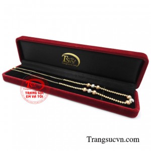 Kiềng nữ vàng quý phái đẹp