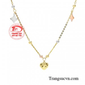 Lắc chân vàng tinh tế sự lựa chọn hoàn hảo dành cho các nàng.