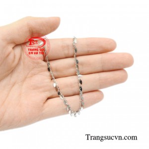 Lắc chân vàng trắng quyến rũ thanh toán an toàn, bảo đảm chất lượng.