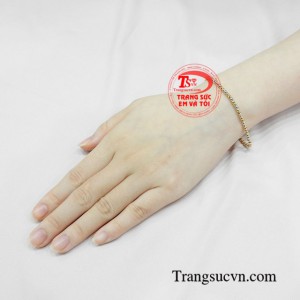 Lắc tay bi vàng duyên dáng cá tính