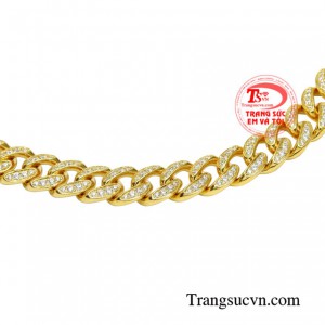 Lắc tay nam vàng lịch lãm nhận đặt chế tác theo yêu cầu.