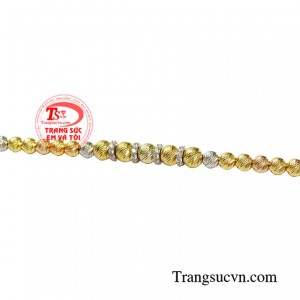 Lắc tay nữ vàng tây hiện đại 18k