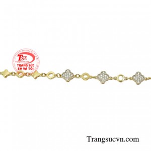 Lắc tay nữ vàng thương hiệu, giao hàng nhanh toàn quốc, thanh toán an toàn