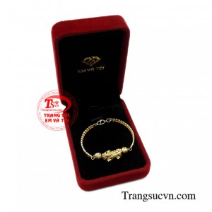 Lắc vàng tỳ hưu tài lộc