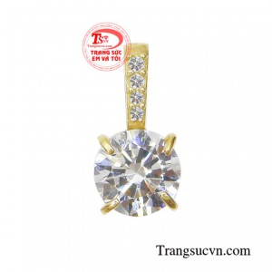 Mặt dây chuyền phong cách mới vàng 18k nhập khẩu Korea tinh xảo, chất lượng