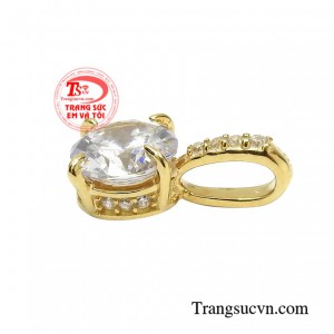 Mặt dây nữ vàng tây nhỏ xinh vàng 10k chất lượng thanh toán an toàn.