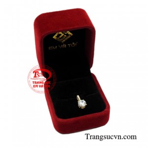 Mặt dây nữ vàng tây nhỏ xinh