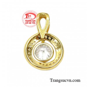 Mặt dây nữ vàng tây thanh lịch đảm bảo chất lượng, giao hàng tận nơi.