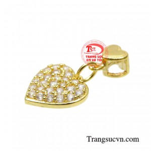 Mặt dây trái tim phong cách thời trang