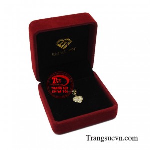 Mặt dây trái tim phong cách cao cấp