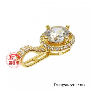 Mặt dây vàng nữ duyên dáng thời trang