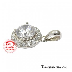 Mặt dây vàng trắng nữ giới món quà tặng xinh xắn dành cho người con gái thân thương của bạn.