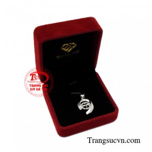 Mặt dây vàng trắng xu hướng