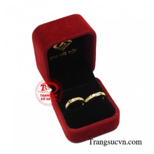 Nhẫn cưới vàng sang trọng đẹp