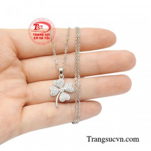 Bộ dây cỏ bốn lá may mắn sang trọng