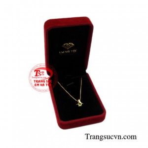 Bộ mặt vàng peridot thiên nhiên