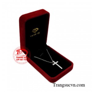 Bộ thánh giá vàng trắng an lành