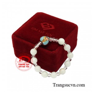 Chuỗi mân côi cẩm thạch 8 ly đẹp.