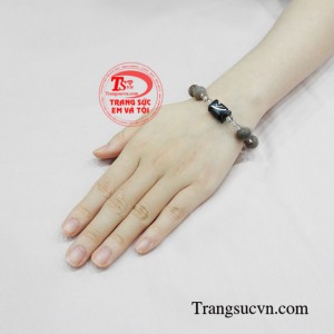 Chuỗi mân côi gỗ hóa thạch 10 ly