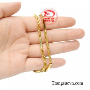 Dây chuyền nam giới vàng thành đạt uy tín.