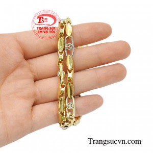 Dây chuyền nam vàng danh vọng vàng tây 10k chất lượng