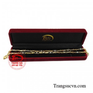 Dây chuyền nam vàng danh vọng thời trang