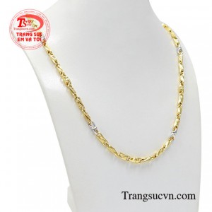 Dây chuyền vàng hiện đang là món trang sức được cả nam giới lẫn phái nữ lựa chọn để hợp thời trang hơn, thể hiện cá tính của bản thân.