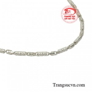 Dây chuyền trẻ em bạc thời trang