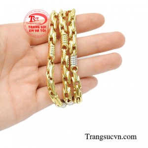 Dây chuyền vàng đẳng cấp phái mạnh thời trang