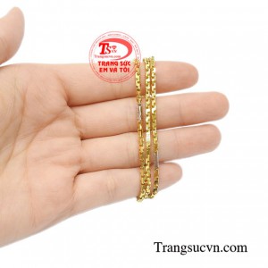 Dây chuyền vàng tây thành đạt cao cấp.