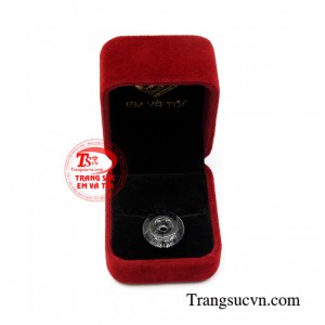 Đồng xu thạch anh tóc chất lượng