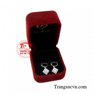 Hoa tai nữ thanh lịch tinh tế.