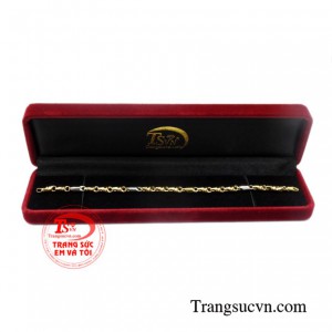 Lắc nam vàng phóng khoáng 10k bảo hành uy tín.