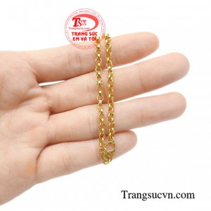 Lắc vàng trẻ em thời trang chất lượng.