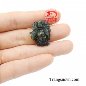 Mặt dây di lặc saphir an khang cao cấp