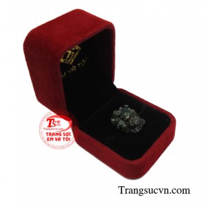Mặt dây di lặc saphir an khang đẹp