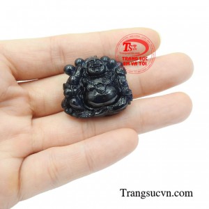 Mặt phật di lặc sapphire cát khí bình an