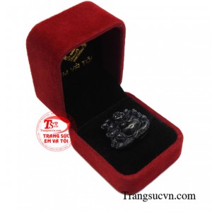 Mặt phật di lặc sapphire cát khí tài lộc hanh thông