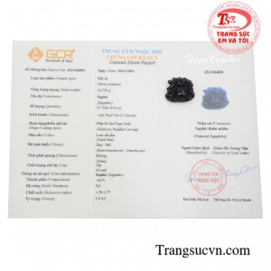 Mặt phật di lặc sapphire cát khí thịnh vượng