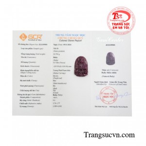 Mặt phật Ruby tuổi Dậu